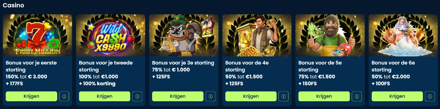 GramsBet Casino Welkomstpakket